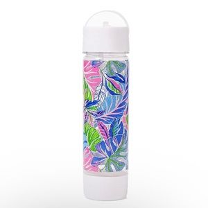 Lilly Pulitzer GWP 24 Oz Water Bottle Blue Grotto Beleaf In Yourself New In Box